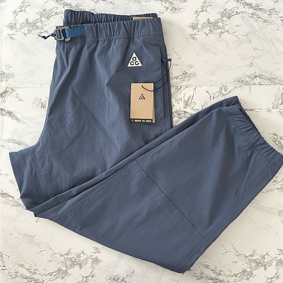 Nike ACG Hiking Cargo Trail Athletic Jogger Pants Blue CV0660 Men’s Size 2XL - Picture 1 of 9